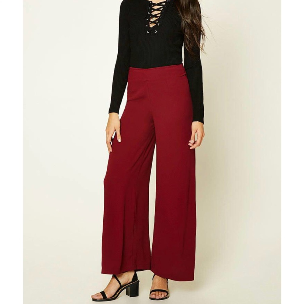 Burgendy pants